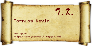 Tornyos Kevin névjegykártya
